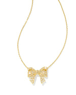 Kendra Scott Krista Bow Short Pendant Necklace