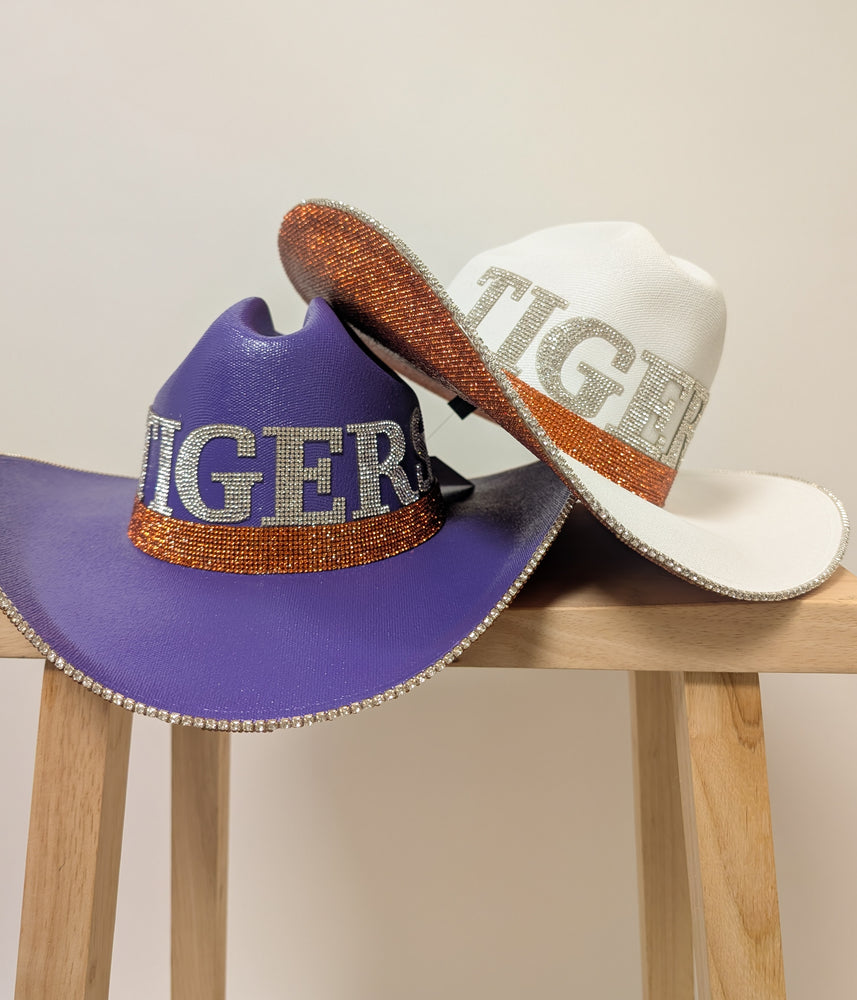 Rhinestone Cowgirl Tigers Gameday Hat
