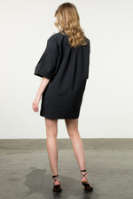 Davina Short Sleeve Textured Dress