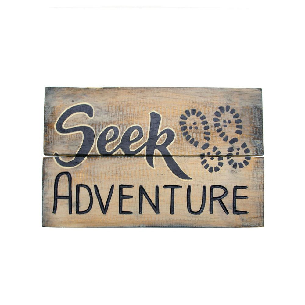 Seek Adventure Wall Sign