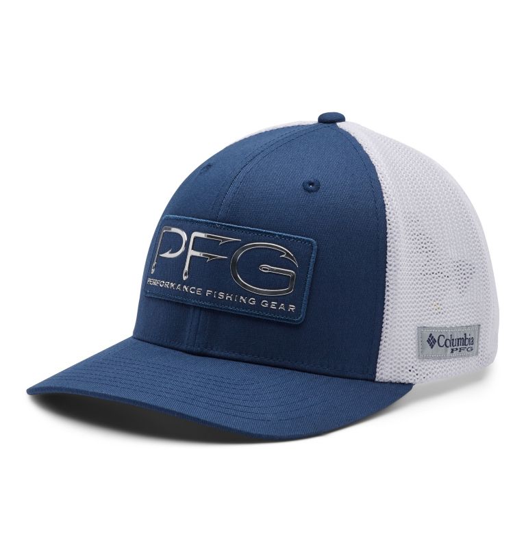 columbia fishing gear Columbia PFG Mesh Hooks Ball Cap (S/M Carbon/Silver)