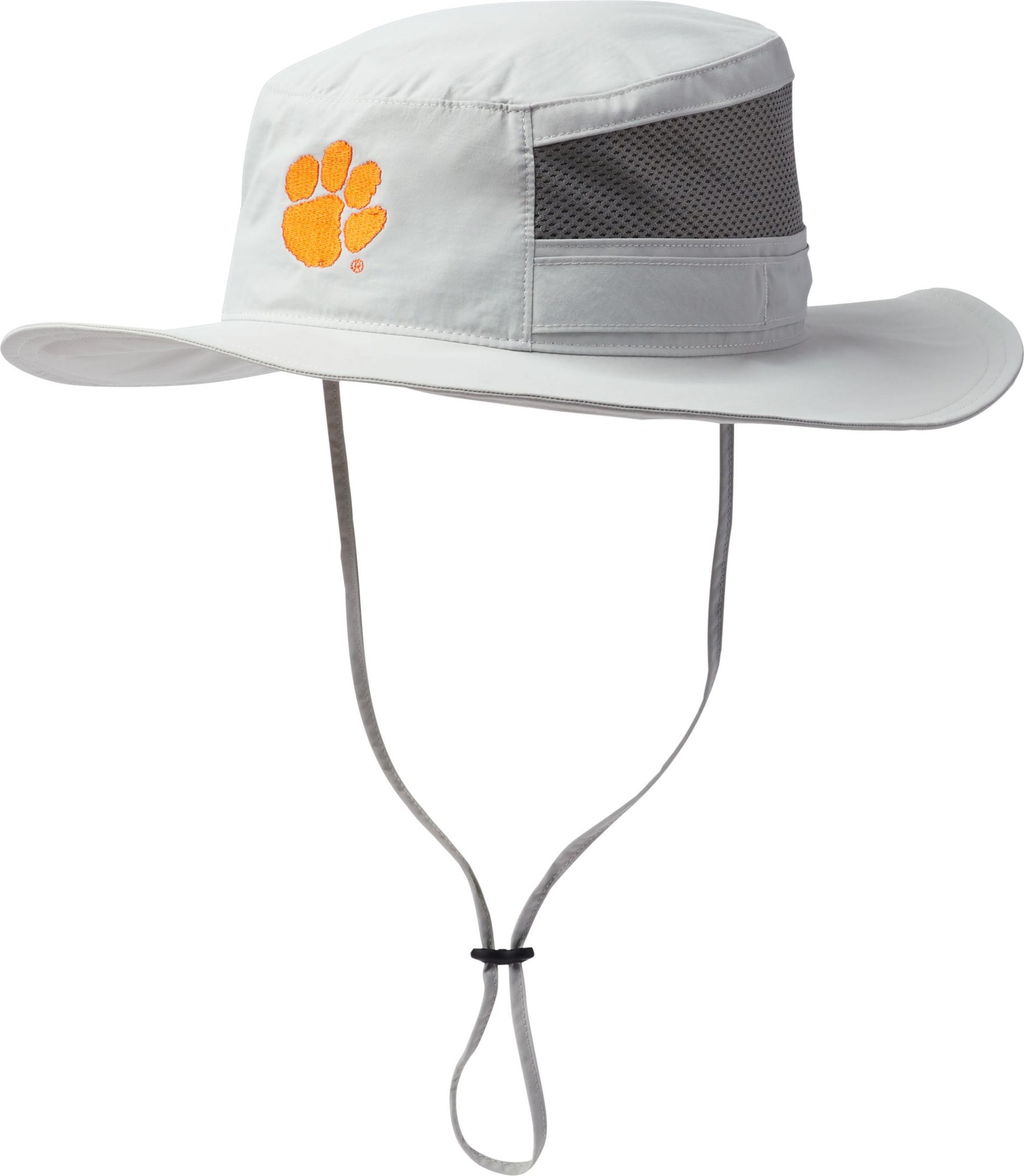 Clemson Tigers Columbia Bora Booney II Bucket Hat - Gray