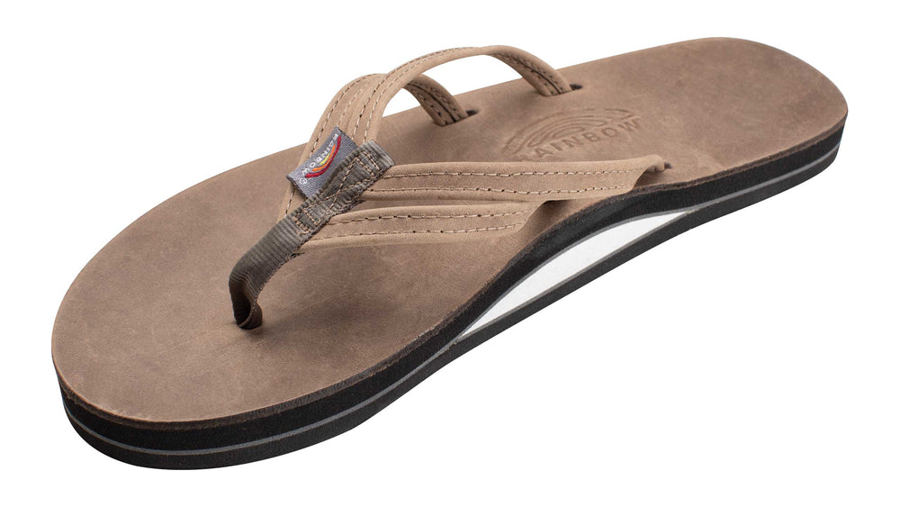 Rainbow Women's Sandpiper Sandal with Double Narrow 1/3" Strap