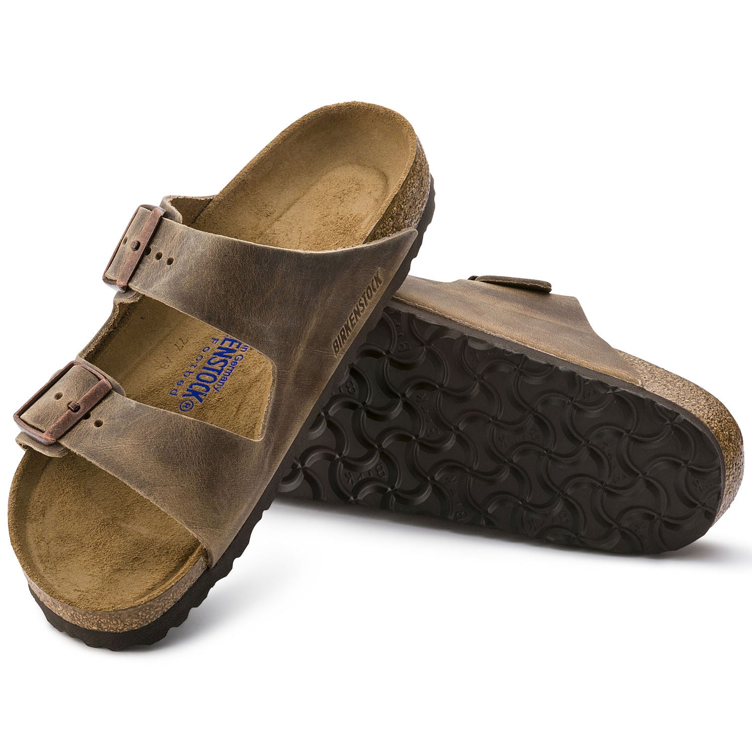 Arizona Oiled Leather Birkenstock Womens Sandals Soft Footbed