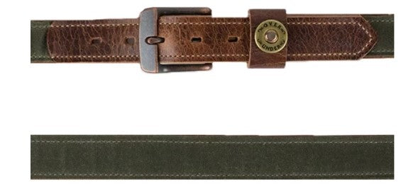 Over Under Waxed Canvas Belt