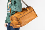 Mendoza Large Leather Duffle Bag