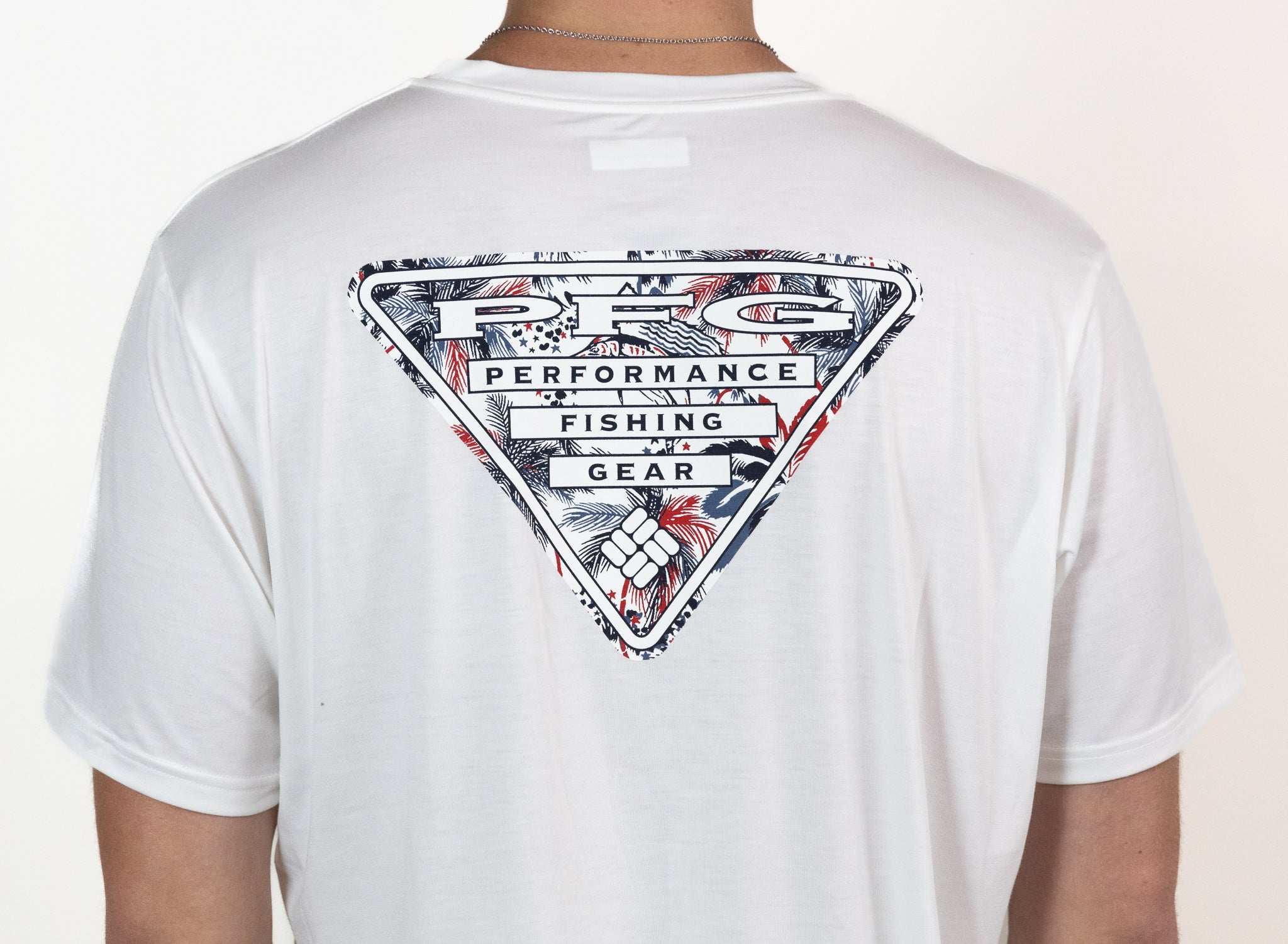 Men's Columbia PFG Triangle Fill Tech Shirt