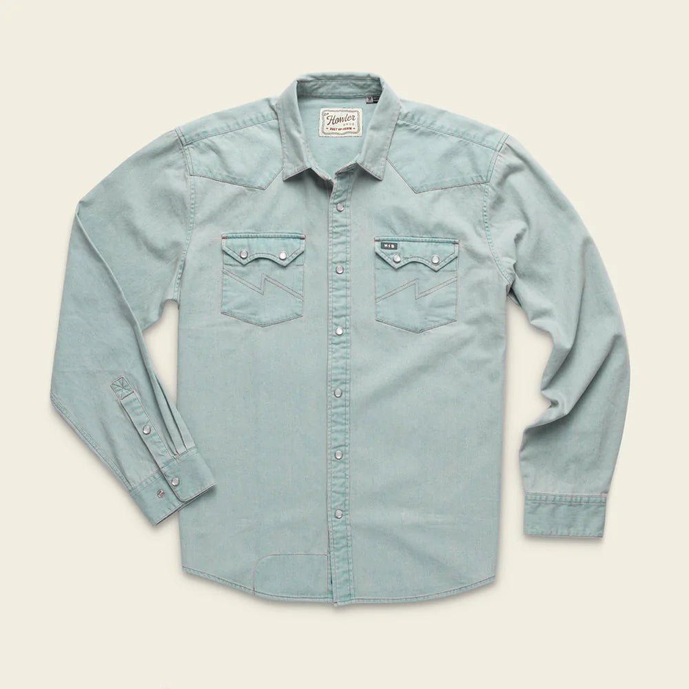 Howler Brothers Dust Up Denim Snap Shirt