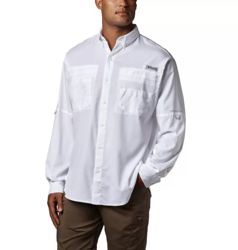 Columbia Men's Tamiami II Long Sleeve Fishing Shirt - UPF 40 Sun Protection, Omni-Wick, Classic Fit