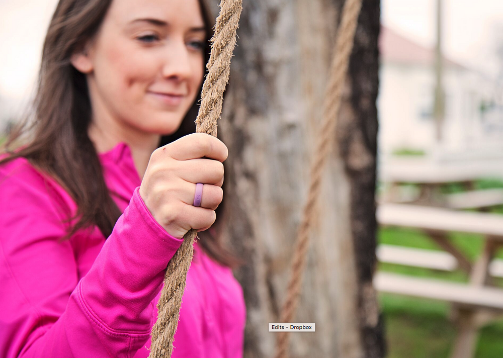 Groove Life Women's Original Solid Thin Silicone Ring