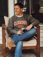 Clemson Printed Crewneck Sweatshirt Unisex