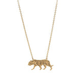 Gold Tiger Flat Gold Necklace