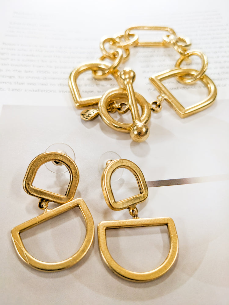 Large Gold Chain Bracelet