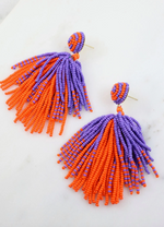 Caroline Hill Toomer Beaded Tassel Earring