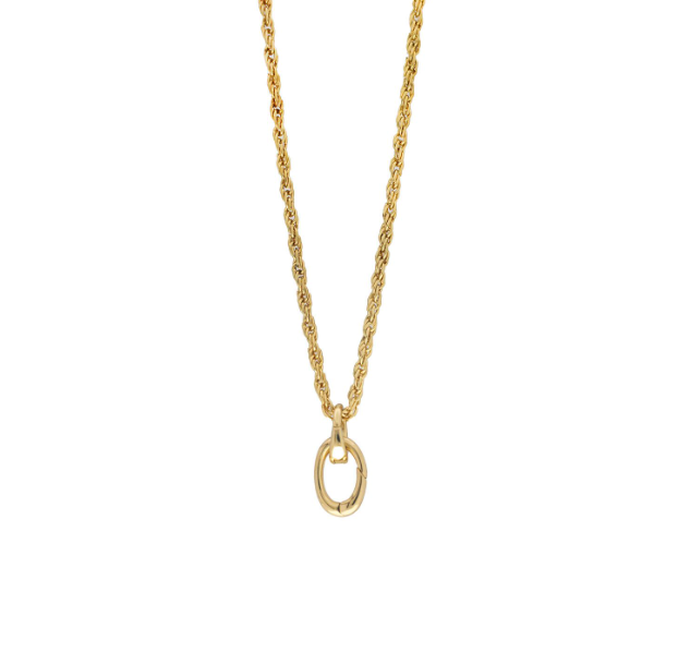 Navette Clasp Chain Necklace