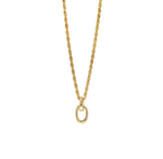 Navette Clasp Chain Necklace