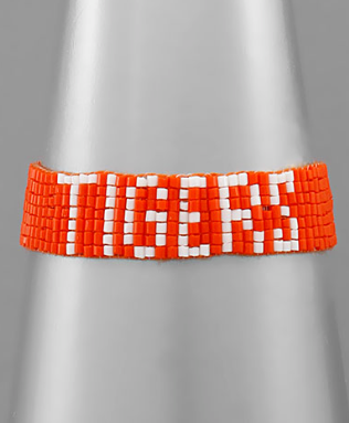 Beaded Tigers Bracelet