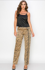 Odilia Satin Animal Pant