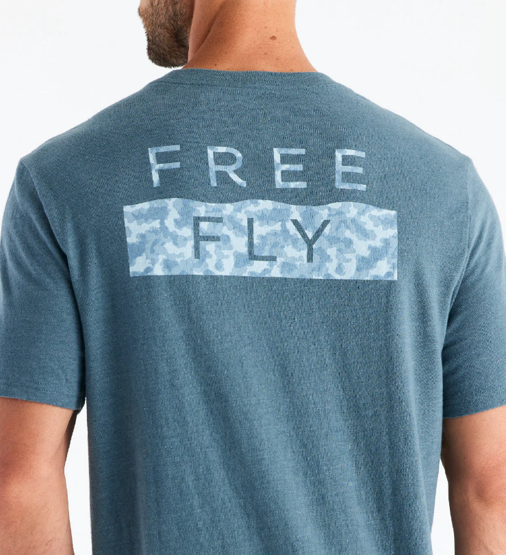 Free Fly Men's Clearwater Camo Tee