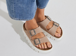 Birkenstock Papillio Arizona Chunky Suede Leather Sandal