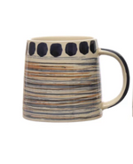 Hand-Painted 16 oz Stoneware Mug