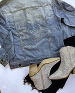 On the Prowl Bedazzled Denim Jacket