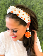 Brianna Cannon Clemson Logo Headband