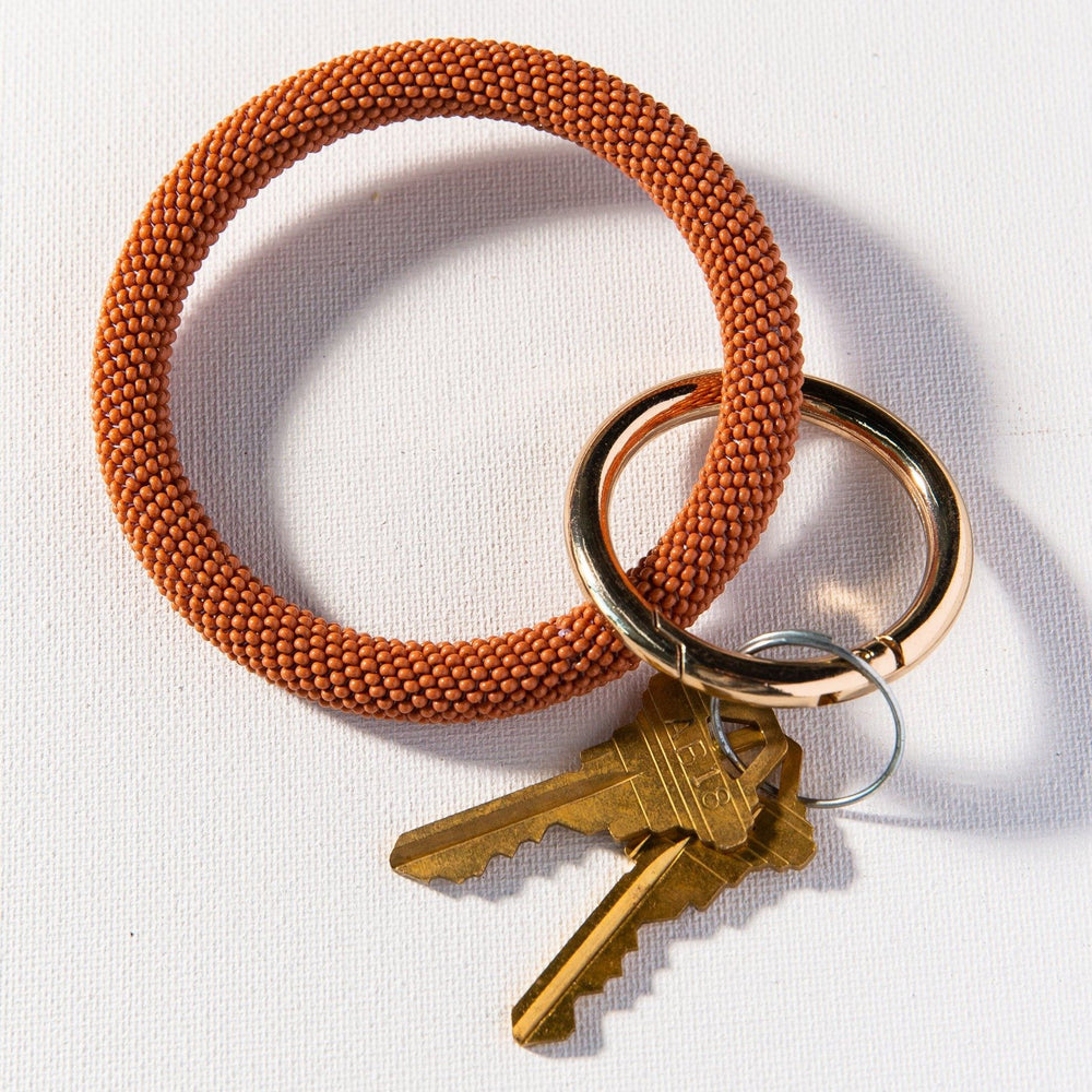 INK+ALLOY Seed Bead Key Ring