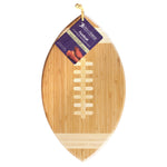 Totally Bamboo Football Shaped Serving and Cutting Board