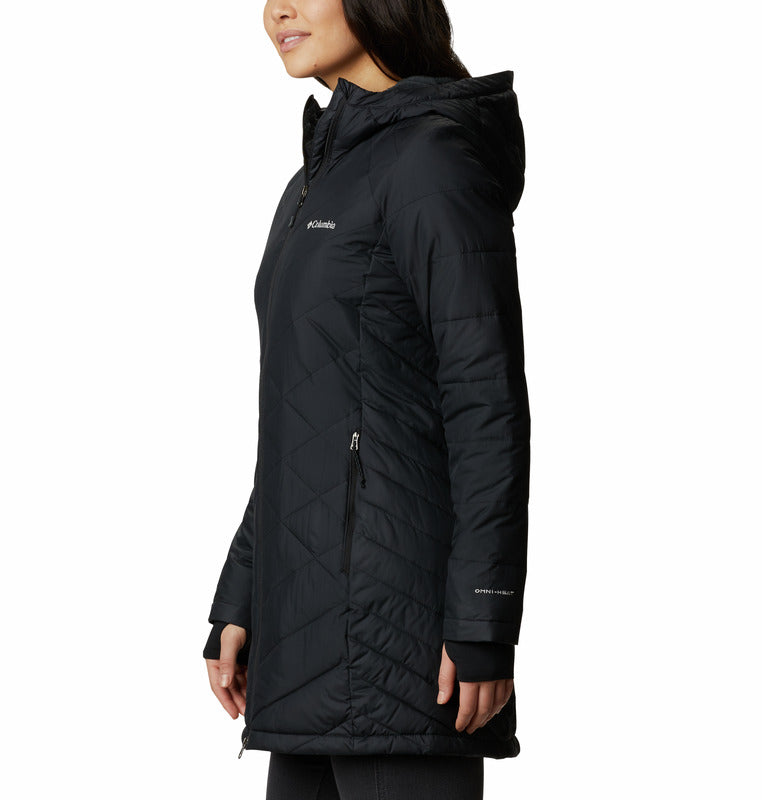 NEW Columbia Women HEAVENLY Hooded Jacket BLACK, S-M-L-XL
