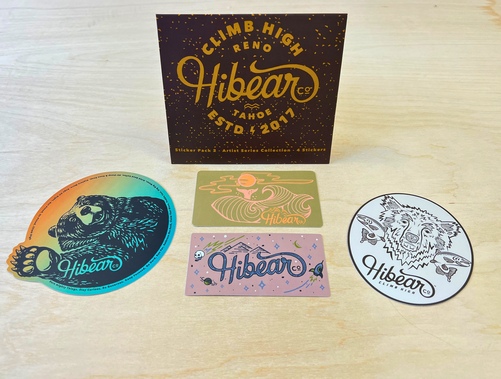 Hibear Sticker Pack Artist Series Collection