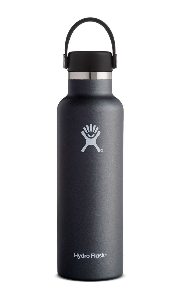  Hydro Flask Standard Mouth Water Bottle, Flex Cap - 24 oz,  Olive : Sports & Outdoors