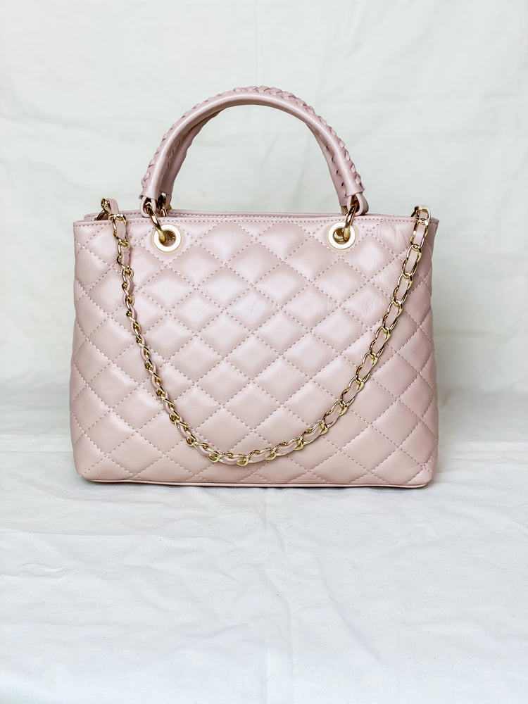 German Fuentes Aimee Quilted Leather Tote